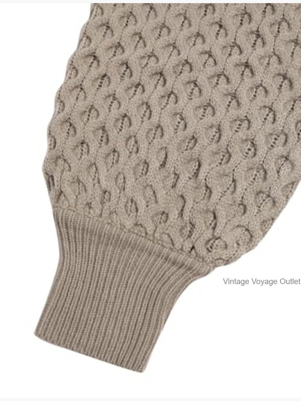 Chunky Ribbed Knit Open Front Cardigan Sweater, Button Front, Long Sleeve, - Picture 6 of 7